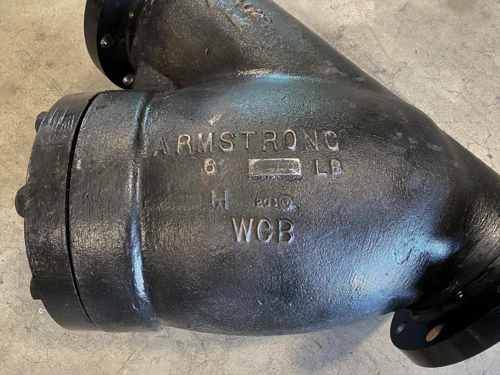 Armstrong 6" 150# WCB Wye Y-Strainer D-402